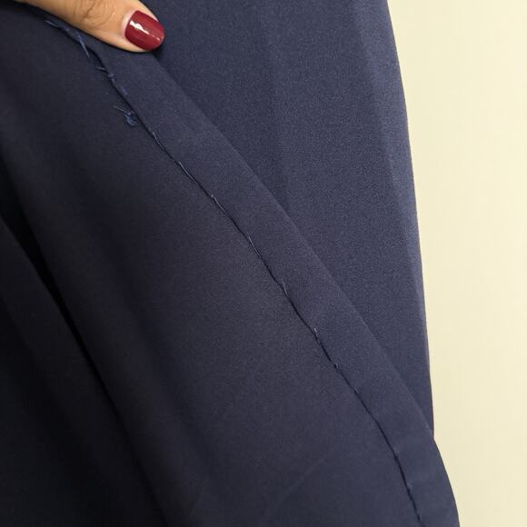 Lulu's Melora Sleeveless Maxi Dress XL Navy Blue Wedding Event Bridesmaid Party - Picture 11 of 13